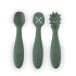 Petite&Mars szilikon kezdő kanalak - Zöld