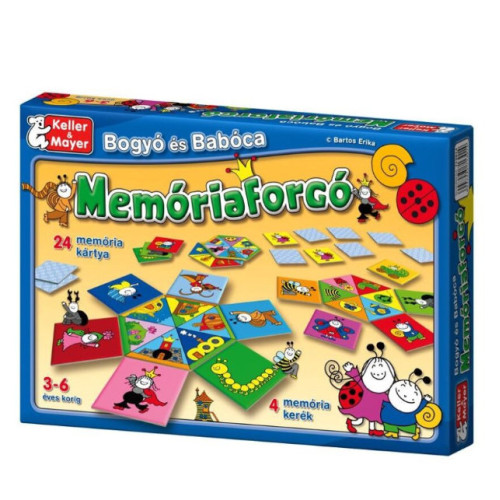 Bogyó és Babóca memória forgó