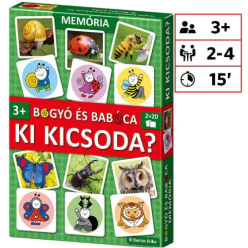 Bogyó és Babóca memória játék - Ki kicsoda?
