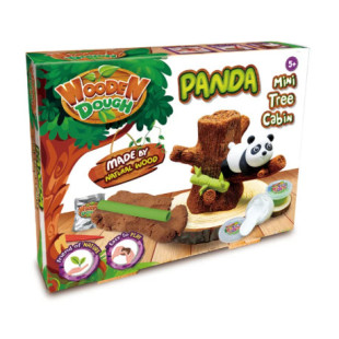 Fa hatású gyurma - Panda