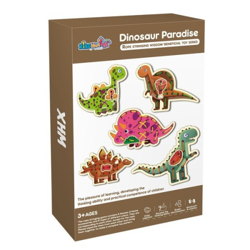Fűzőcske ügyességi játék - Dínó paradicsom