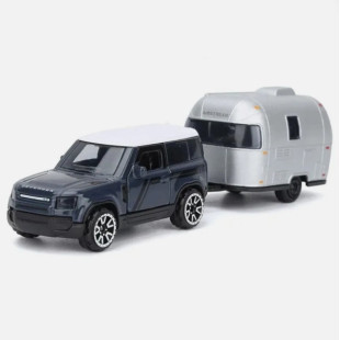 Majorette Trailer - Land Rover jármű