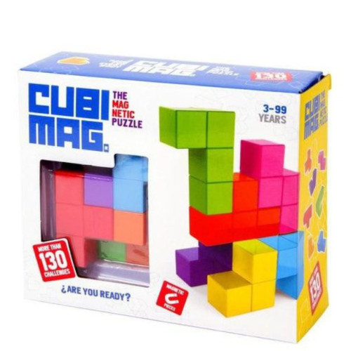 Mágneses építőkockák - 7 színnel