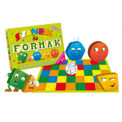 Társasjáték - Játszva tanulni színek és formák