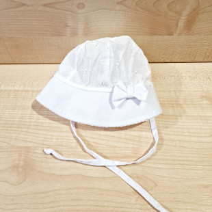 Nyári bébi sapka - Fehér