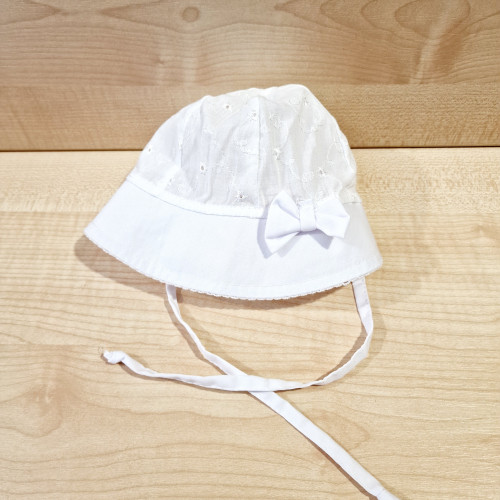 Nyári bébi sapka - Fehér
