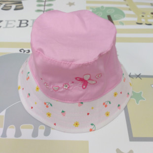 Nyári kalap - Rózsaszín pillangó