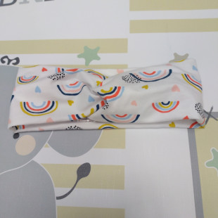 Pamut hajpánt - szivárvány