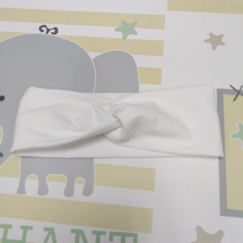 Pamut hajpánt - fehér