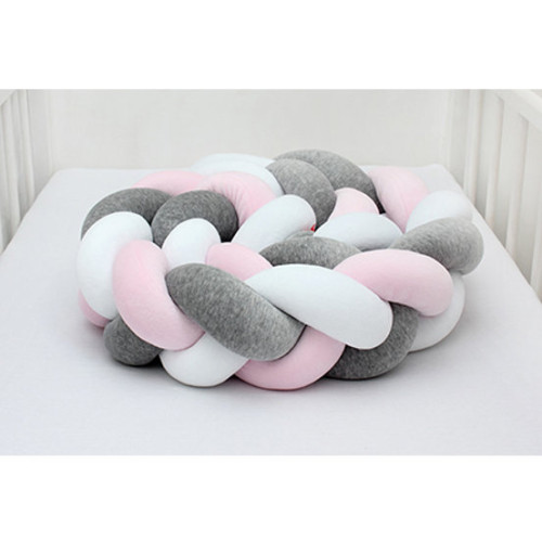 Fonott rácsvédő 180 - fehér-rózsaszín-szürke