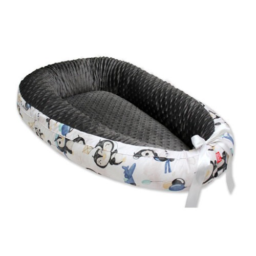 Scamp babafészek minky - pingvin fiú