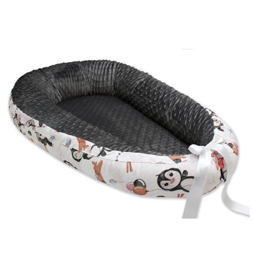 Scamp babafészek minky - pingvin lány