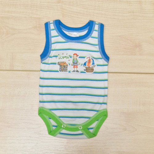 Scamp body ujjatlan kék-csíkos kalóz