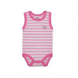 Scamp body ujjatlan pink-csíkos cicácska