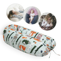 Scamp szoptatós párna pamut - menta erdei