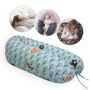 Scamp szoptatós párna pamut - zöld erdei