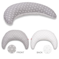 Scamp szoptatós párna szürke-fehér csillagos