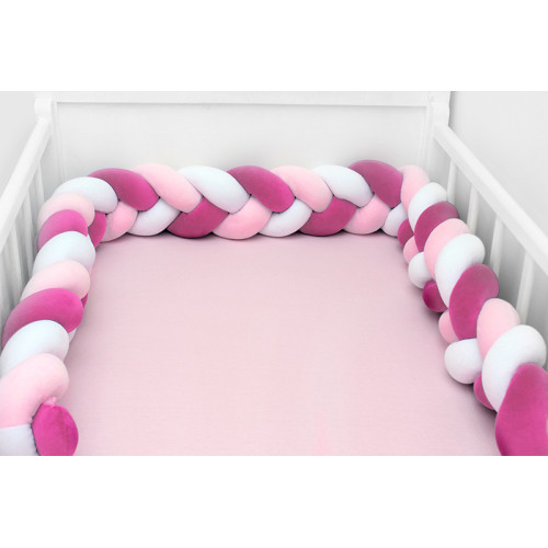 Fonott rácsvédő 180 - fehér-rózsaszín-pink