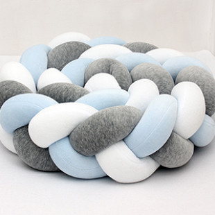 Fonott rácsvédő 210 - fehér-világoskék-szürke