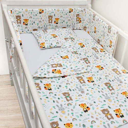 Scamp 5 részes ágynemű szett - Erdei állatok