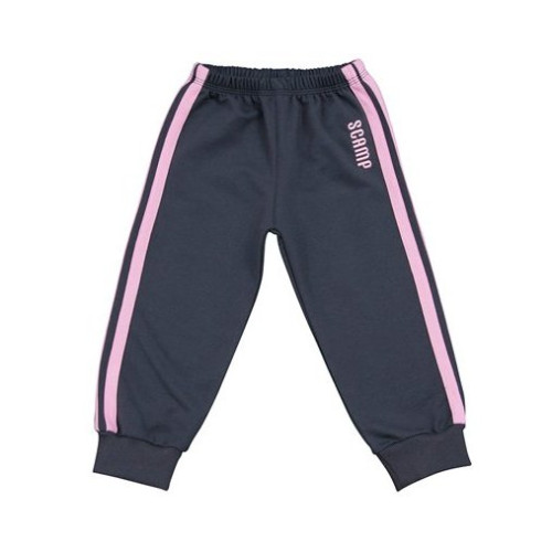 Scamp nadrág gumiházas grafit-rózsa