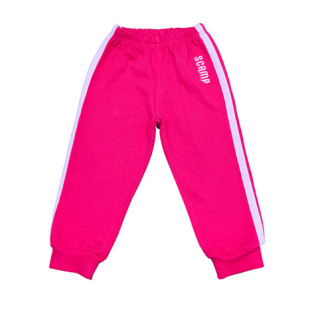 Scamp nadrág gumiházas málna-fehér