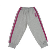 Scamp nadrág gumiházas szürke-ciklámen