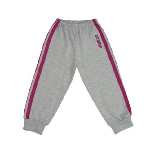 Scamp nadrág gumiházas szürke-ciklámen