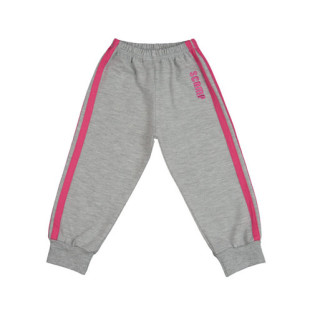 Scamp nadrág gumiházas szürke-rózsa
