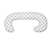 Scamp testpárna - szürke-fehér csillagos