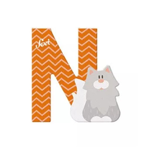 Fa n betű - barna állat