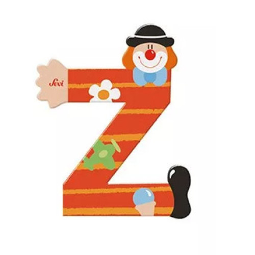 Fa z betű - narancs bohóc