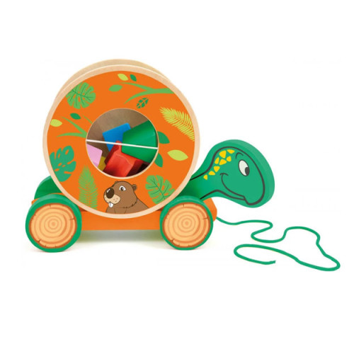 Sevi fa húzható formaválogató teknős