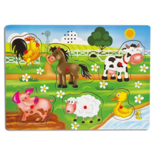 Sevi fa puzzle hanggal - Állatok