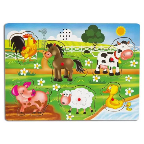 Sevi fa puzzle hanggal - Állatok