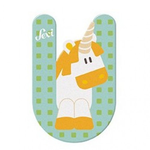 Fa u betű - menta unikornis