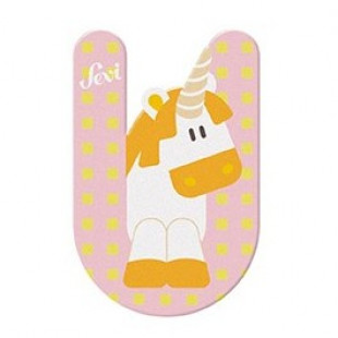 Fa u betű - rózsaszín unikornis