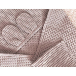 Bébi fürdőlepedő 70x70 - Waffle szürke