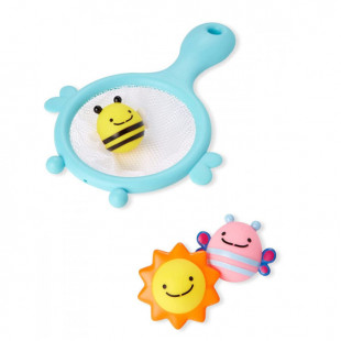 Skip Hop fürdőjáték - Puha figurák merítőhálóval