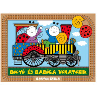 Bogyó és Babóca vonatozik mesekönyv