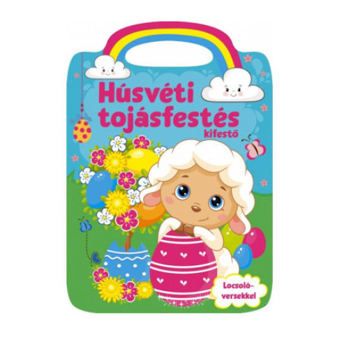 Húsvéti tojásfestés kifestő