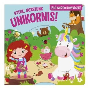 Izgő-mozgó könyvecske - unikornis