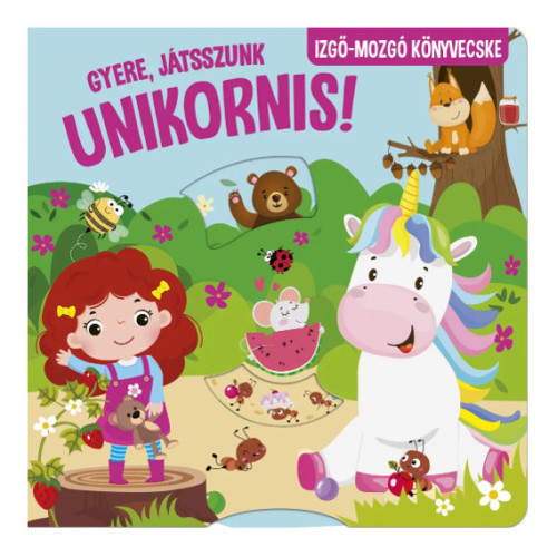 Izgő-mozgó könyvecske - unikornis