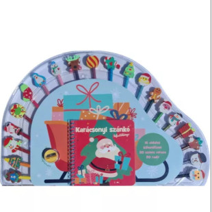 Karácsonyi szánkó kifestőkönyv