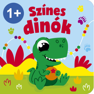 Színes dínók babakönyv
