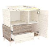 Pelenkázószekrény Kloé 95-ös krém-fűz