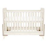 Ágy Kloé 60x120 zárt végű krém-fűz