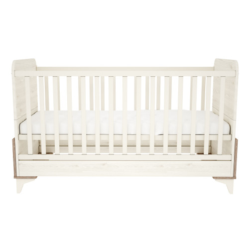 Ágy Kloé 70x140 átalakítható krém-fűz