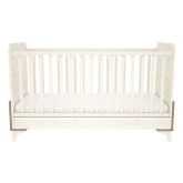 Ágy Kloé 70x140 átalakítható krém-fűz