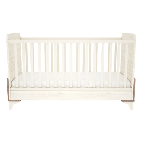 Ágy Kloé 70x140 átalakítható krém-fűz